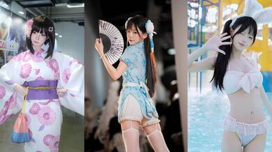 抖音清纯女Coser 鸢饱 母女联手打造爱情骗局 一年狂揽金主30万 私下却与旁人疯狂约炮 白虎骚穴被打桩爆操！